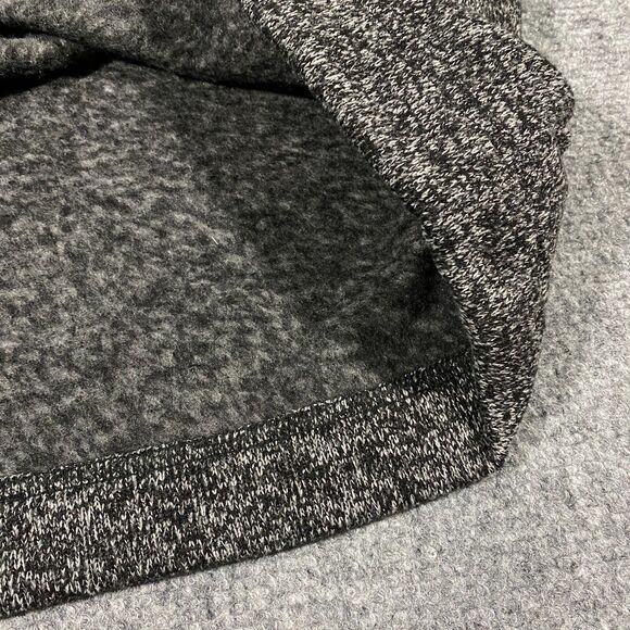 Van Heusen Flex Fleece Sweater Adult XL Classic Fit Heather Black Gray Static - Picture 11 of 15